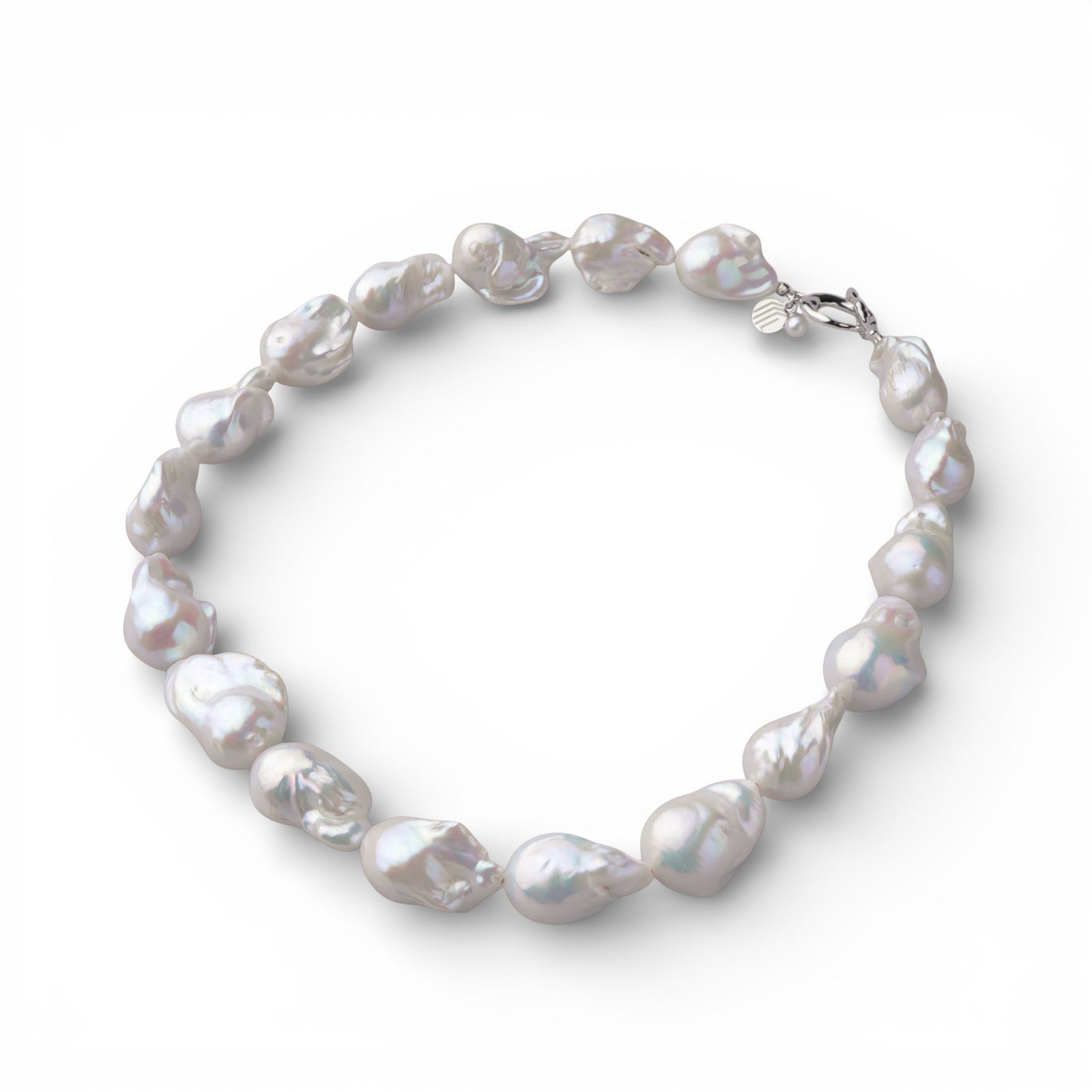 マルレナ マリーマンテルバロックパールネックレス　淡水真珠 12mmUP SV925