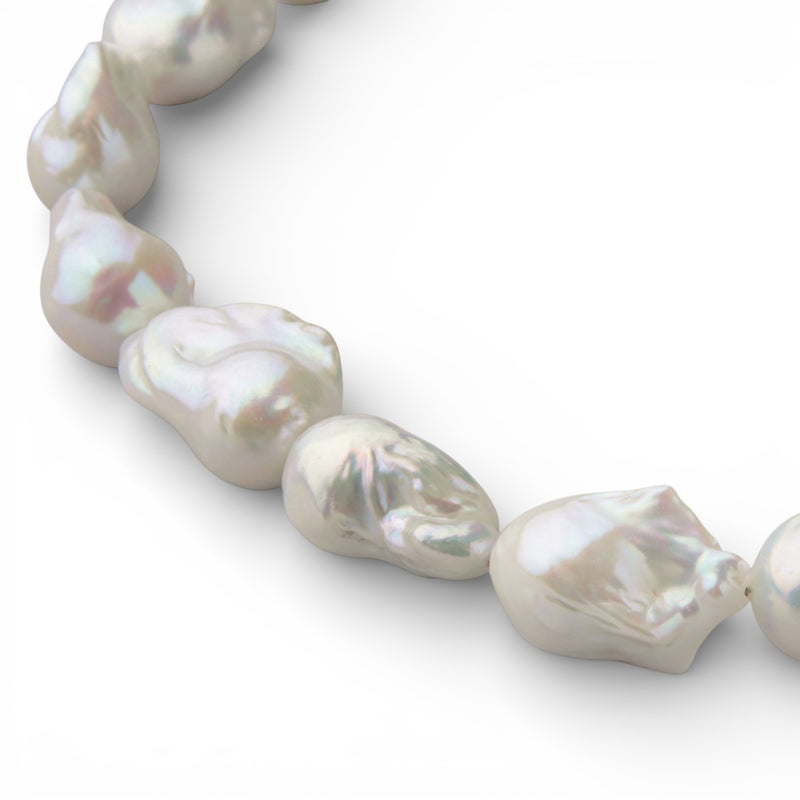 マルレナ マリーマンテルバロックパールネックレス　淡水真珠 12mmUP SV925