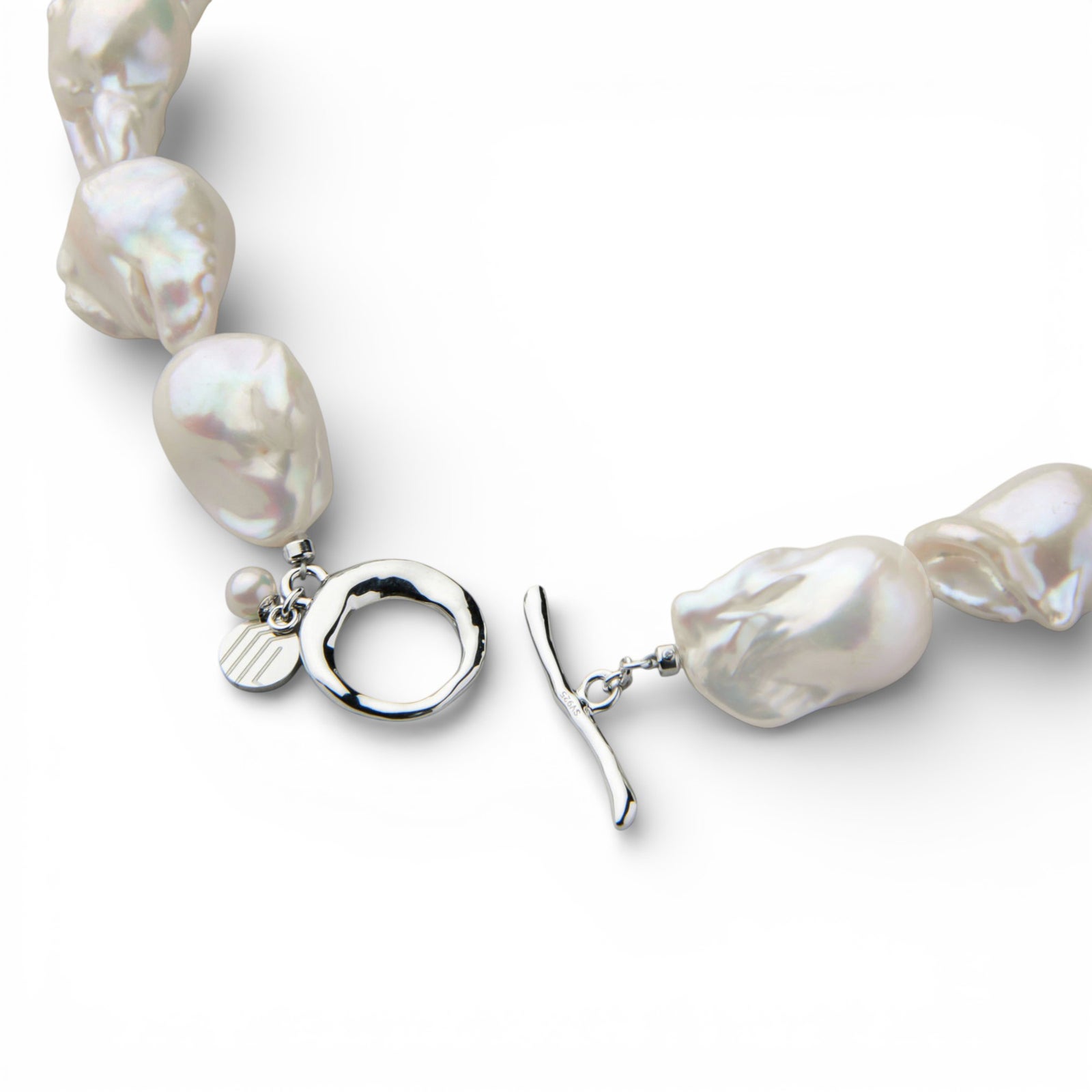 マルレナ マリーマンテルバロックパールネックレス　淡水真珠 12mmUP SV925