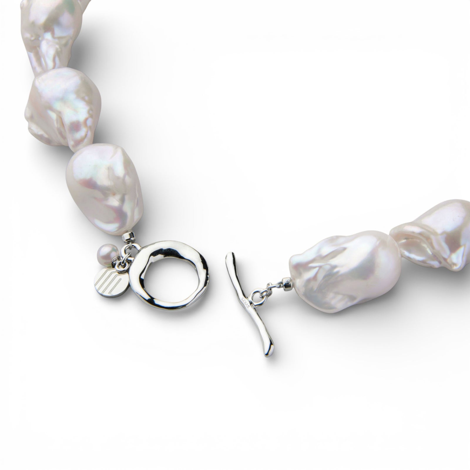 マルレナ マリーマンテルバロックパールネックレス　淡水真珠 12mmUP SV925