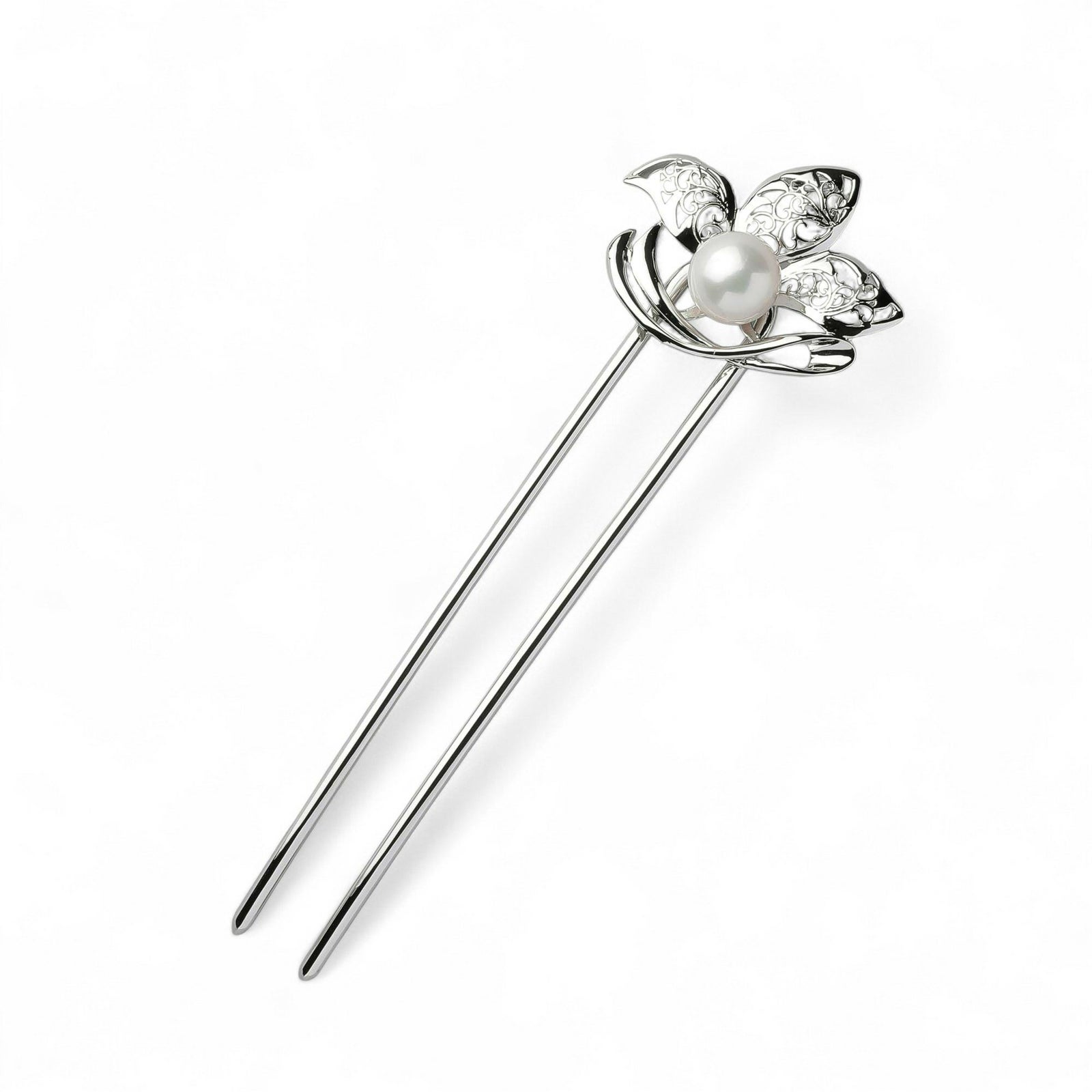 淡水真珠 かんざし（簪）11mmUP　唐草