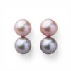 Bubble 淡水真珠 ダブルピアス　9mmUP K14WG