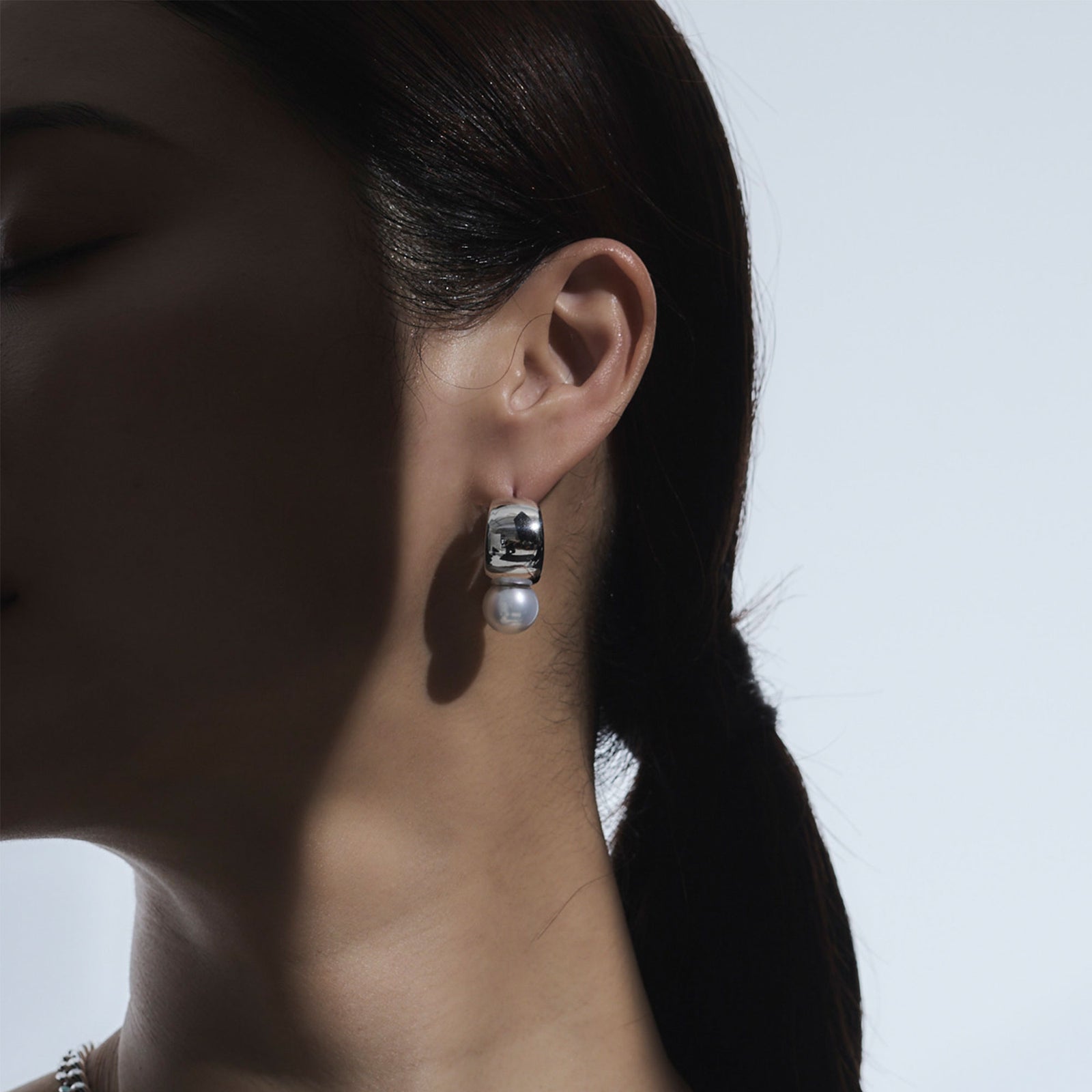 マルレナ マルゴピアス 淡水真珠　11mmUP SV925/K18WG