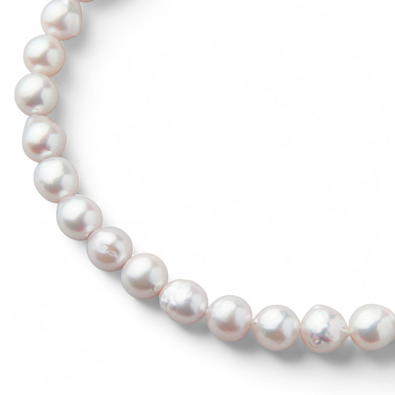 【WEB限定】あこや真珠 バロック ネックレス　7.5-8.0mm SV925