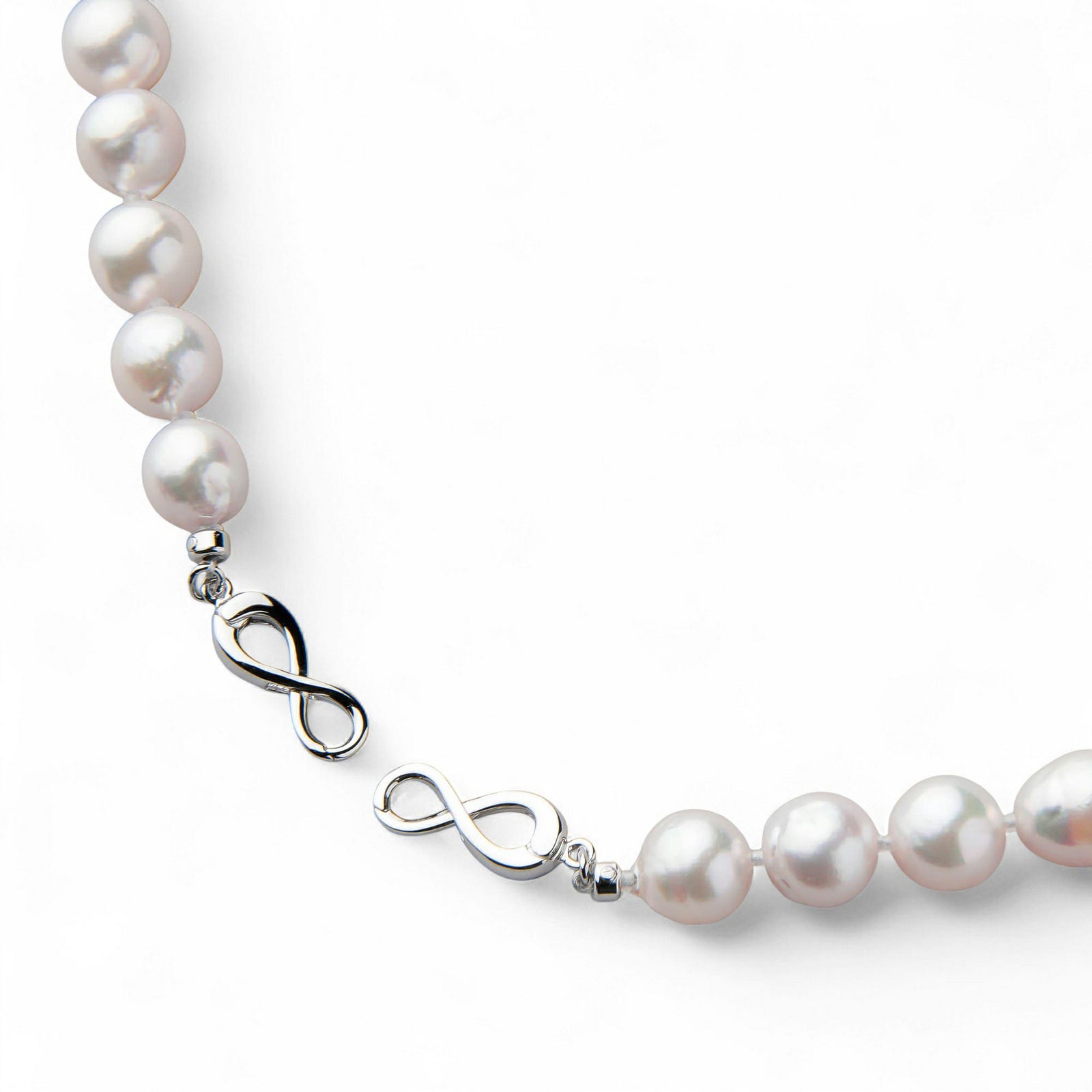 【WEB限定】あこや真珠 バロック ネックレス　7.5-8.0mm SV925