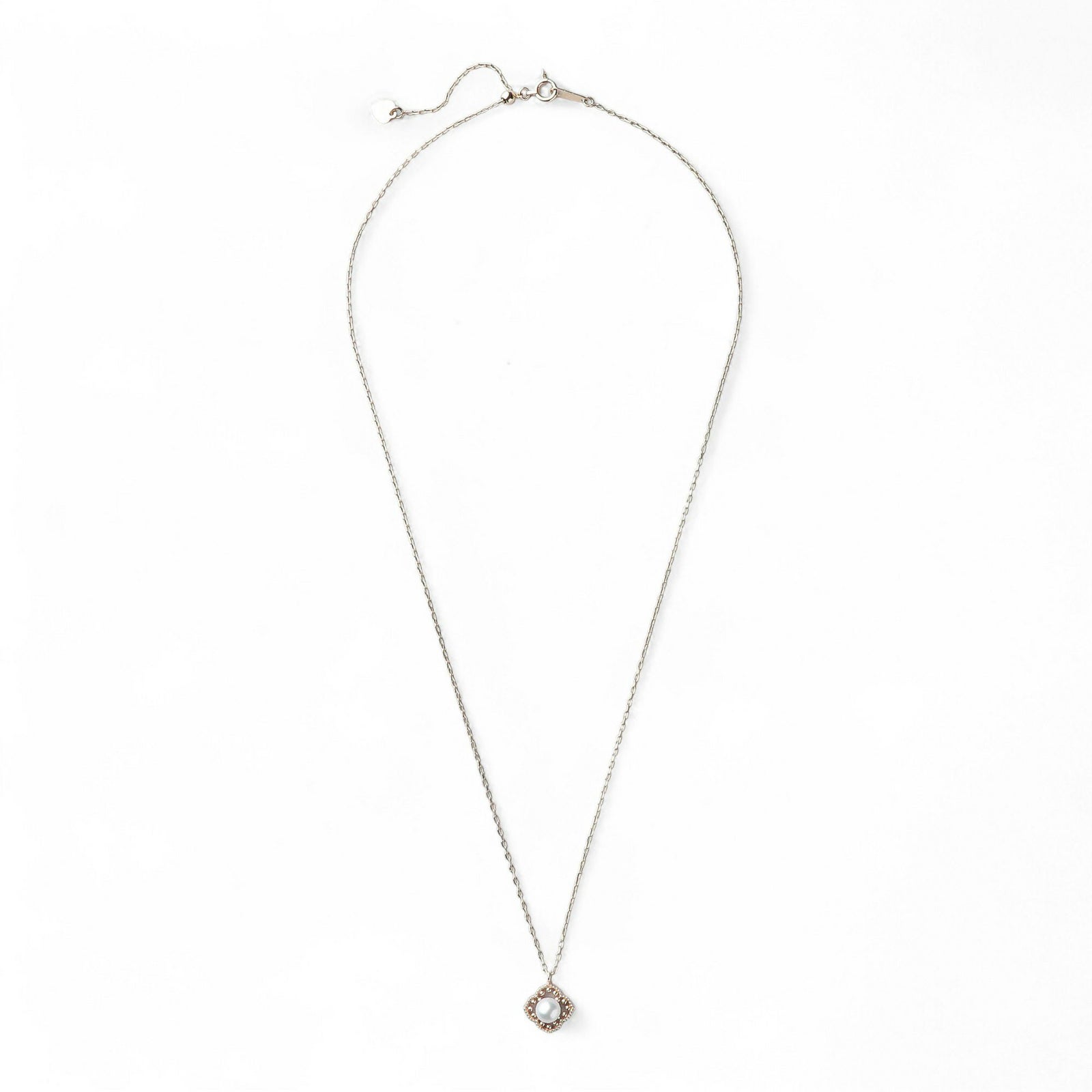 Fleur Eclat あこや真珠 フラワーペンダント 5.0-5.5mm K10YG