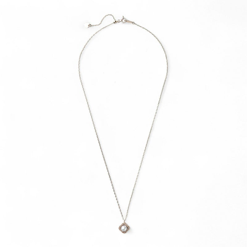 Fleur Eclat あこや真珠 フラワーペンダント 5.0-5.5mm K10YG