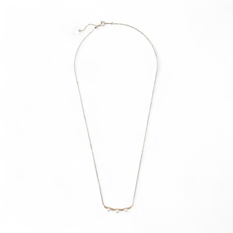 Fleur Eclat あこや真珠 ティアラペンダント 3.0-3.5mm K10YG