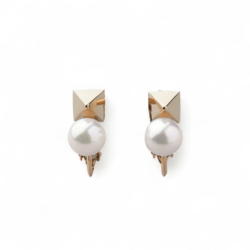 Carina あこや真珠 イヤリング　5.5-6.0mm K10YG