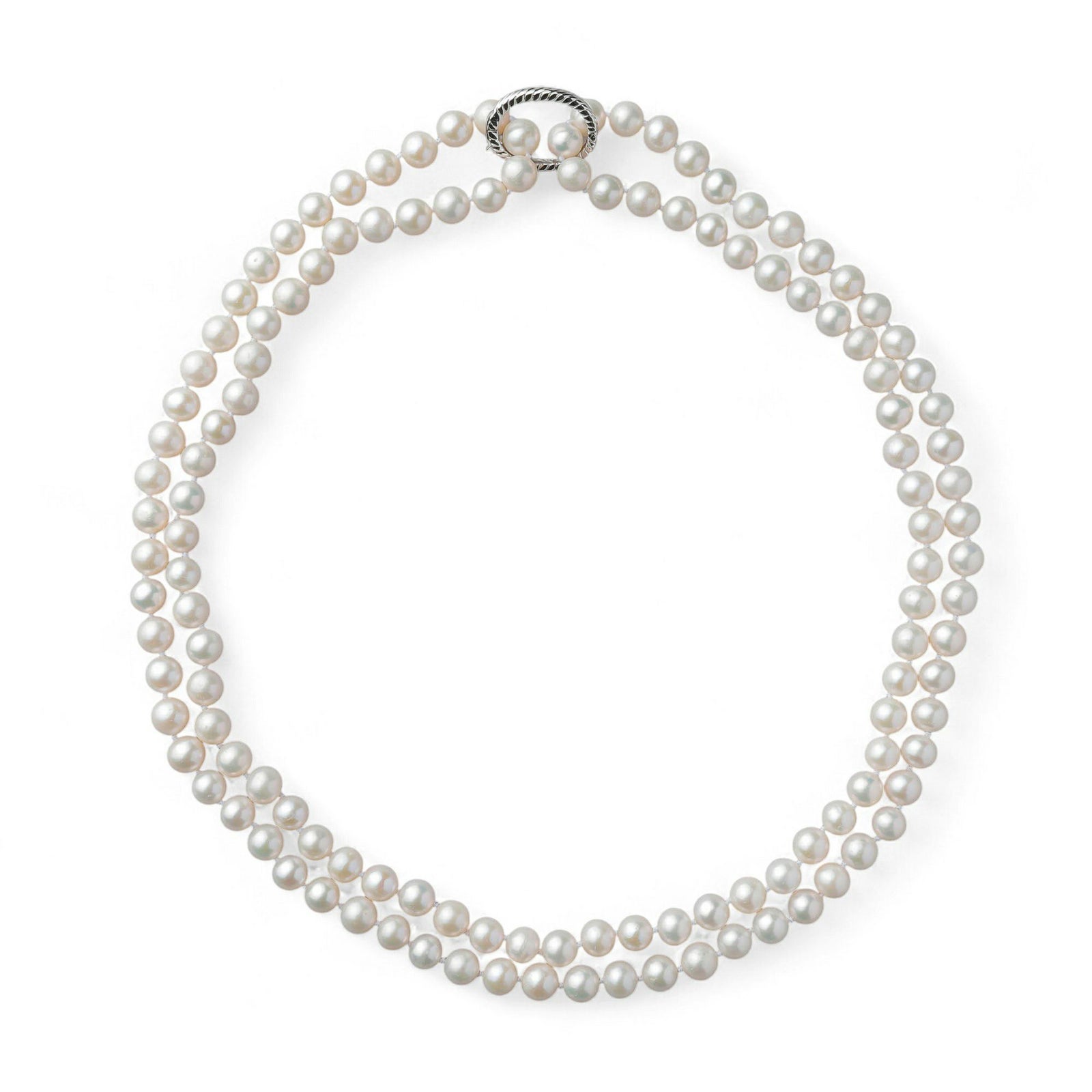 ロングネックレス アレンジ用 ショートナー Lサイズ　SV925