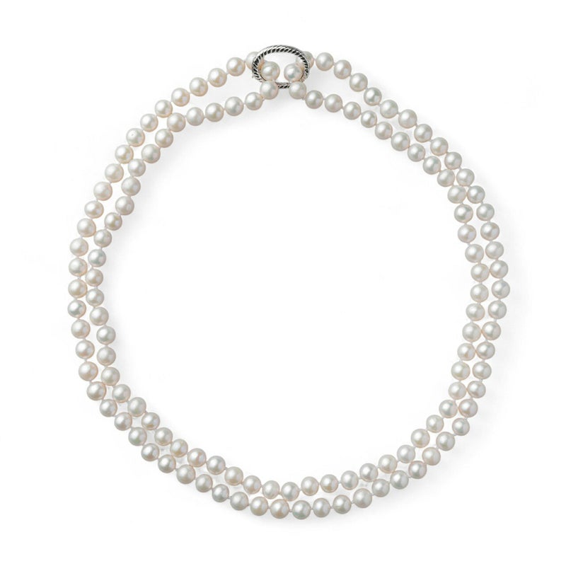 ロングネックレス アレンジ用 ショートナー Lサイズ　SV925