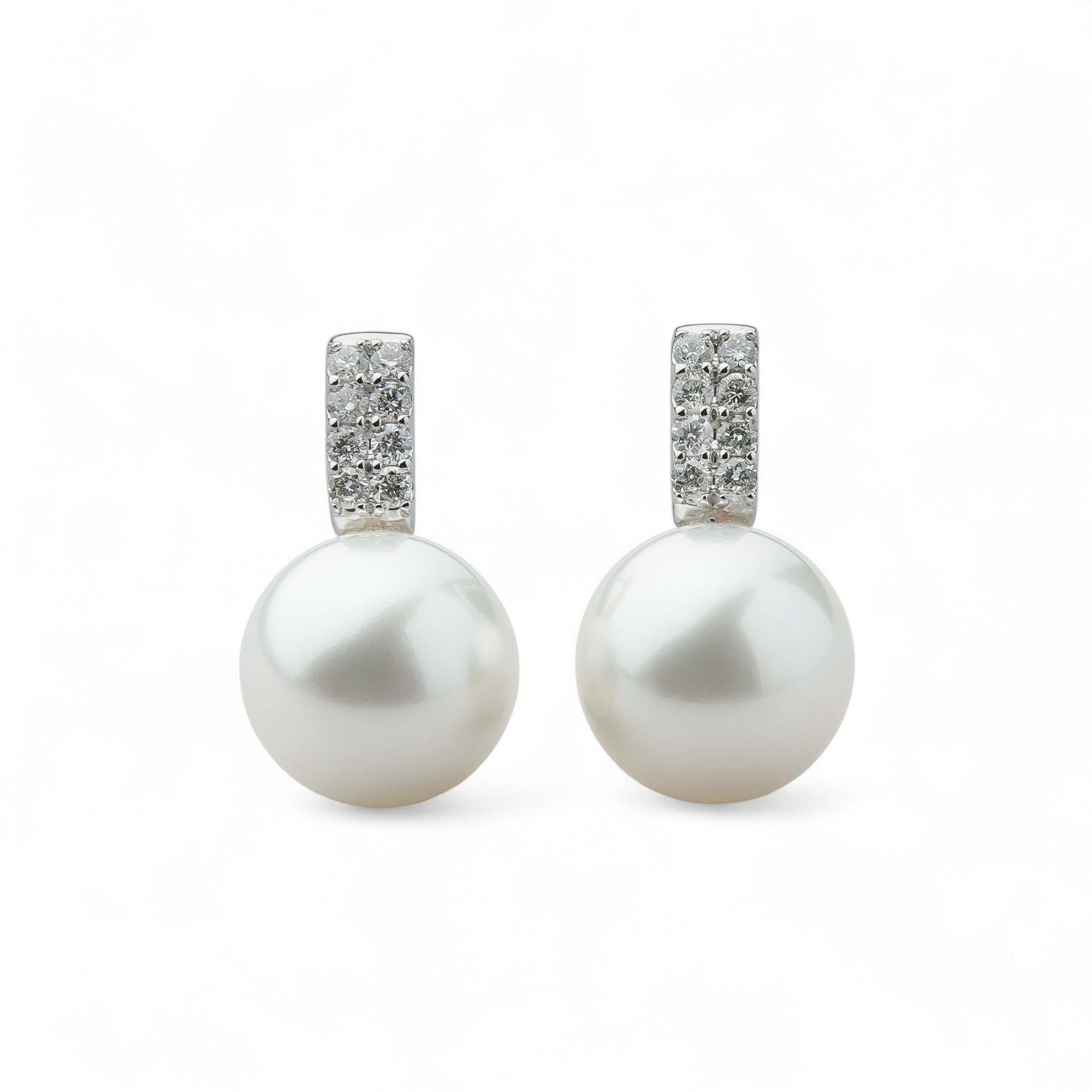 南洋白蝶真珠 ダイヤモンド ペンダント13.2mm PT900/850 -Aurora Venus