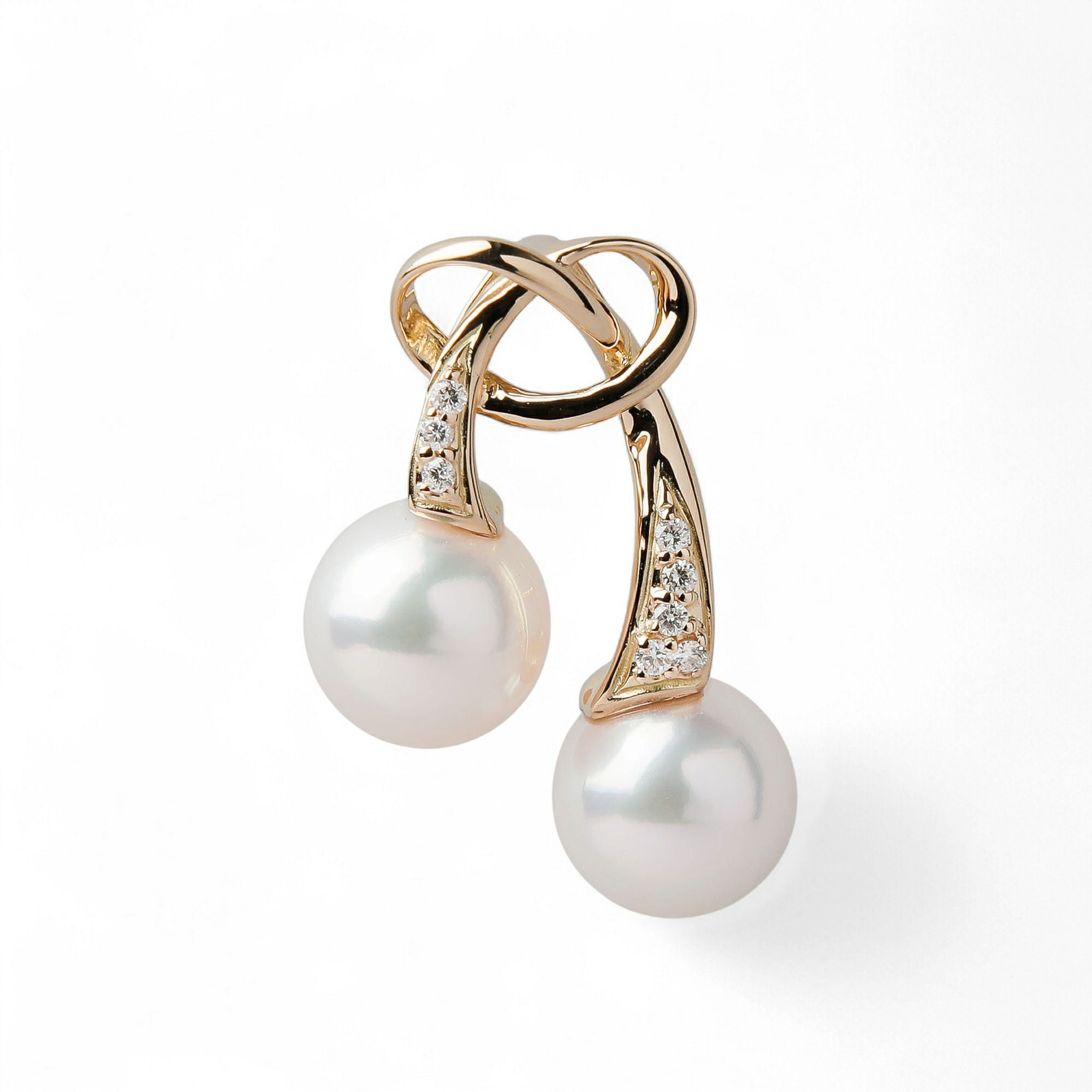 LUXE あこや真珠 ペンダントトップ 8.5-9mm K18WG/K18YG | あこや真珠