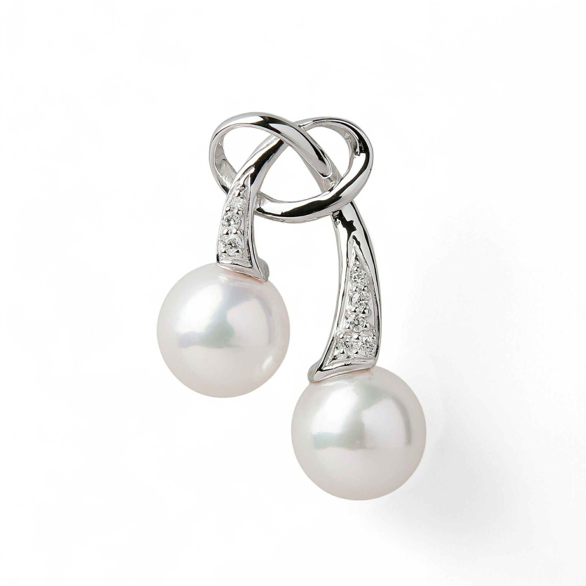 LUXE あこや真珠 ペンダントトップ 8.5-9mm K18WG/K18YG | あこや真珠