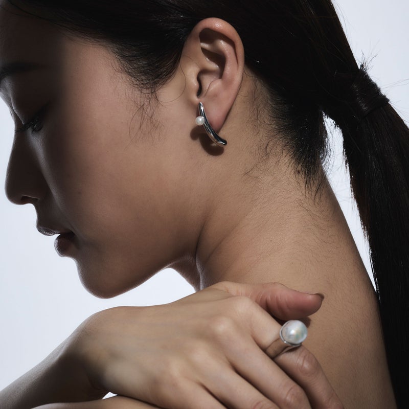 マルレナ ムアピアス あこや真珠　4.5-5.0mm SV925/PT900