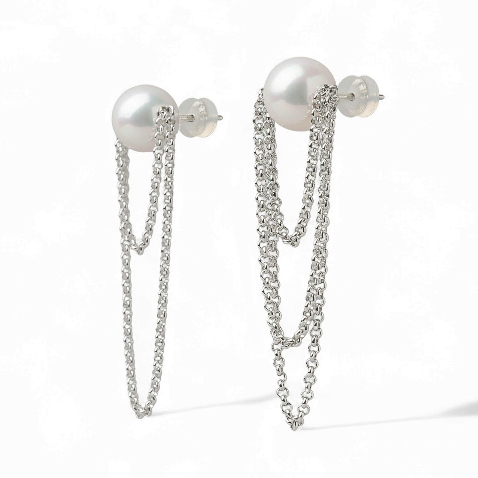 マルレナ リアンピアス/イヤリング　淡水真珠 11mm SV925/PT900