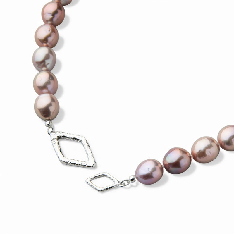 plumberry 淡水真珠 ネックレス　10-13mm マルチカラー