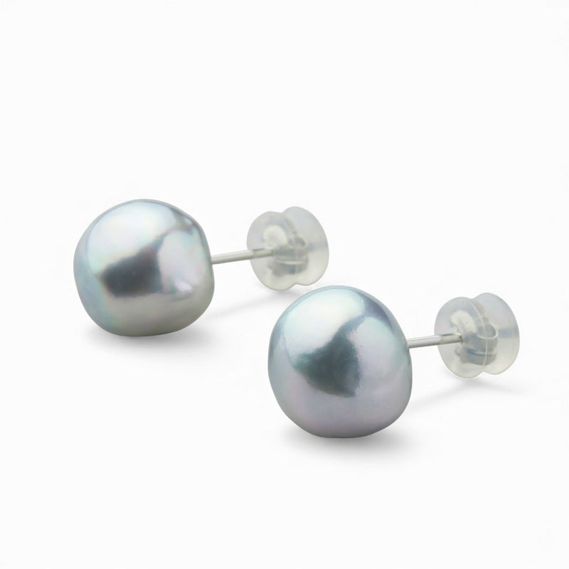 breeze 無調色 あこや真珠 ピアス 11.0-11.5mm PT900