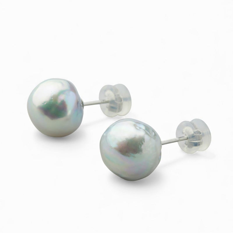breeze 無調色 あこや真珠 ピアス 11.0-11.5mm PT900