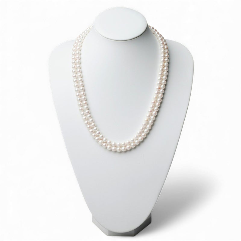 あこや真珠 ロングネックレス　7.5-8.0mm　120cm
