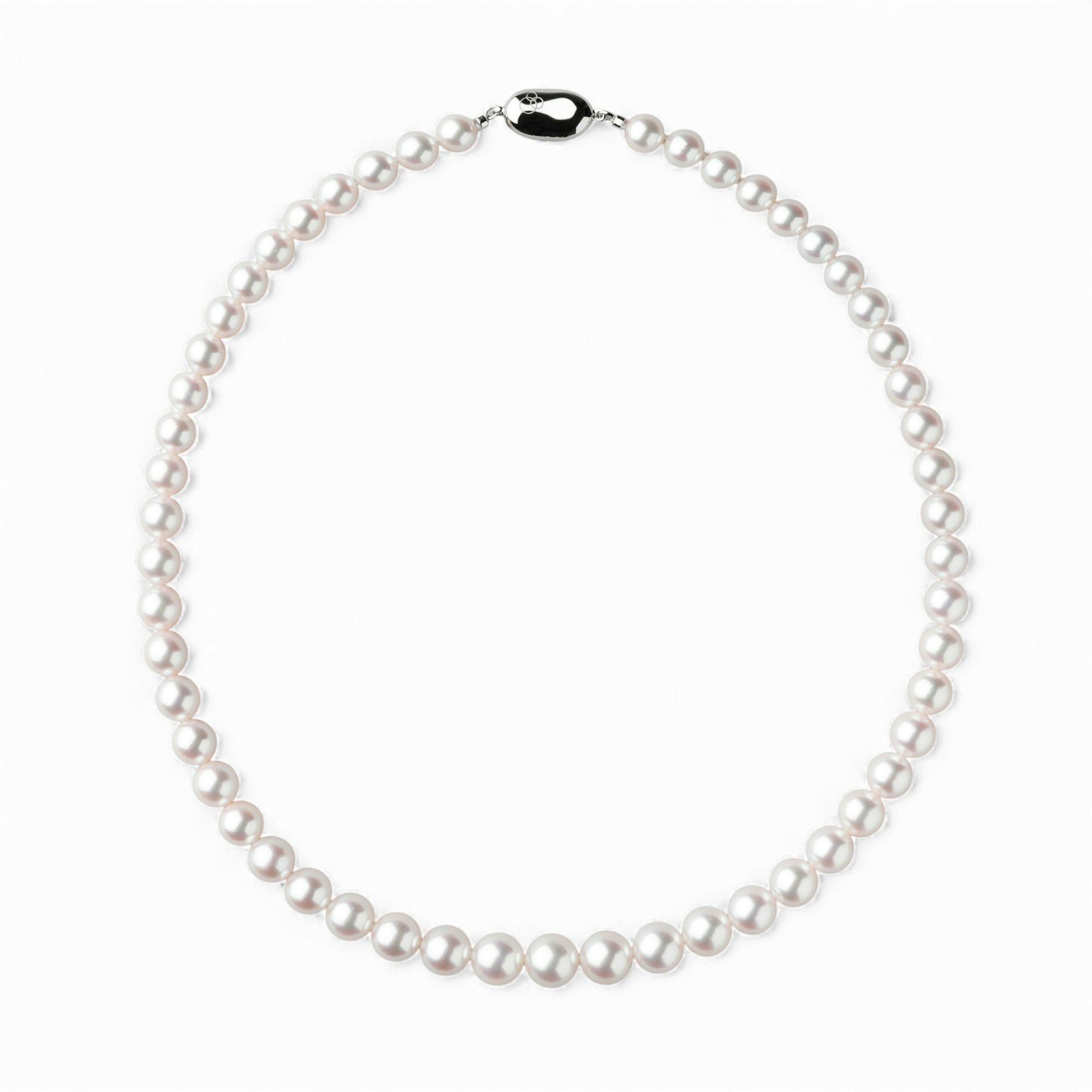 GIA鑑定書付- あこや花珠真珠 ネックレス 7.0-9.5mm [WSP] | 8.0-9.0mm