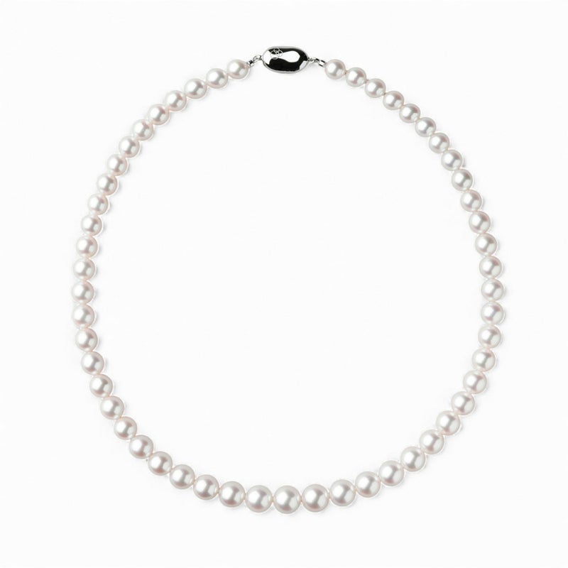 -GIA鑑定書付- あこや花珠真珠 ネックレス　7.0-9.5mm [WSP]