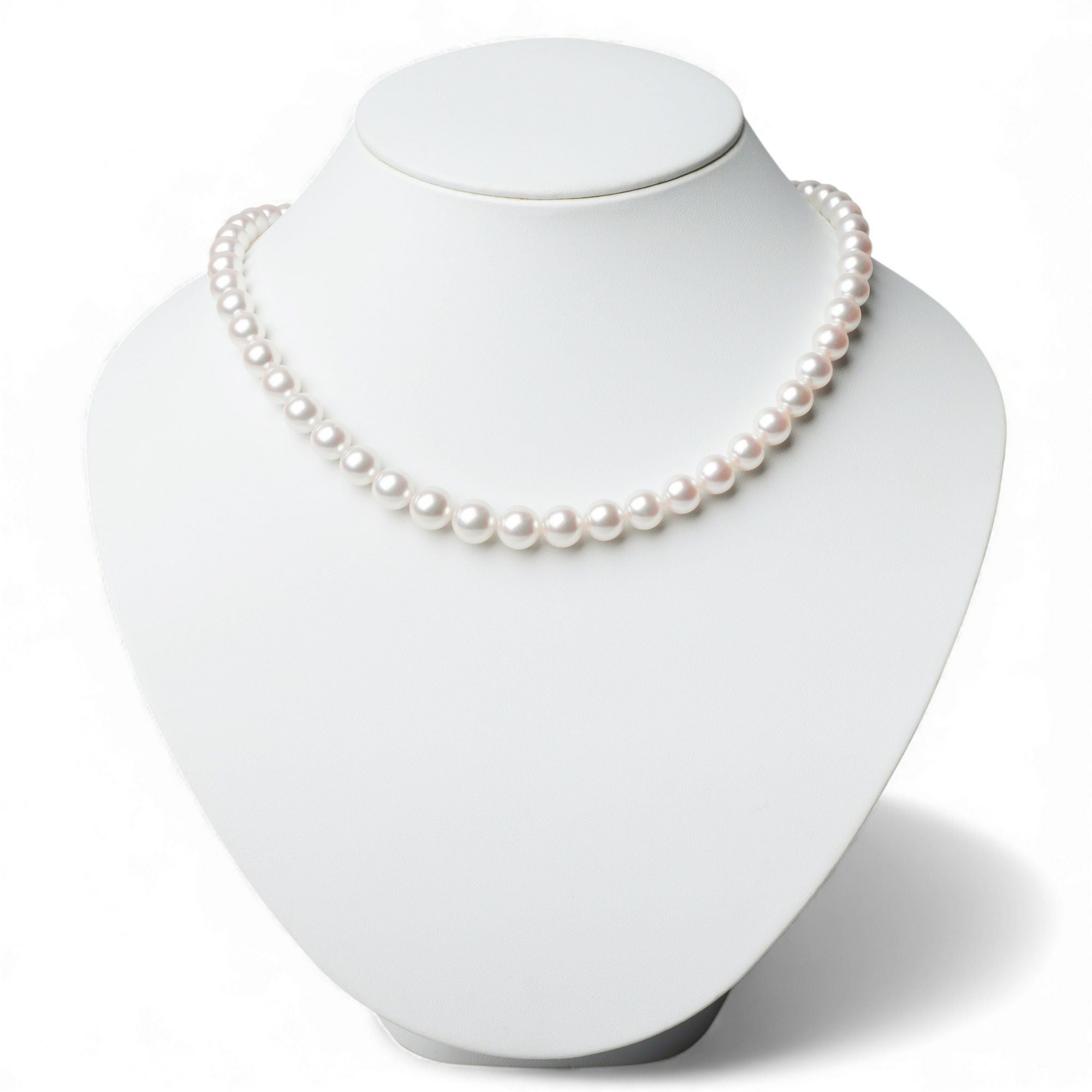 GIA鑑定書付- あこや花珠真珠 ネックレス 7.0-9.5mm [WSP] | 8.0-9.0mm