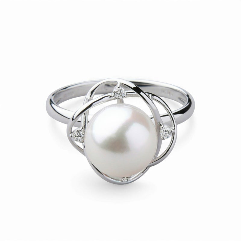 LUXE あこや真珠 リング　8.5-9.0mm PT900