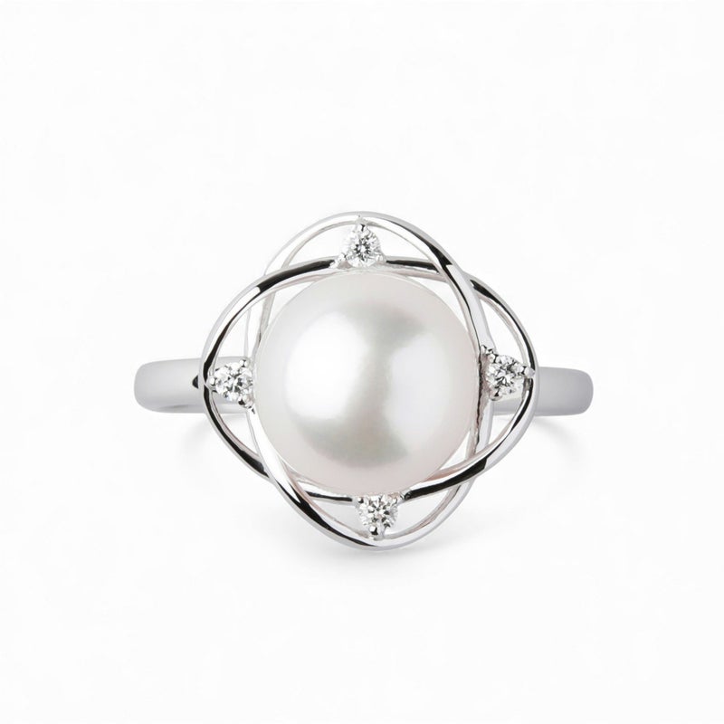 LUXE あこや真珠 リング　8.5-9.0mm PT900