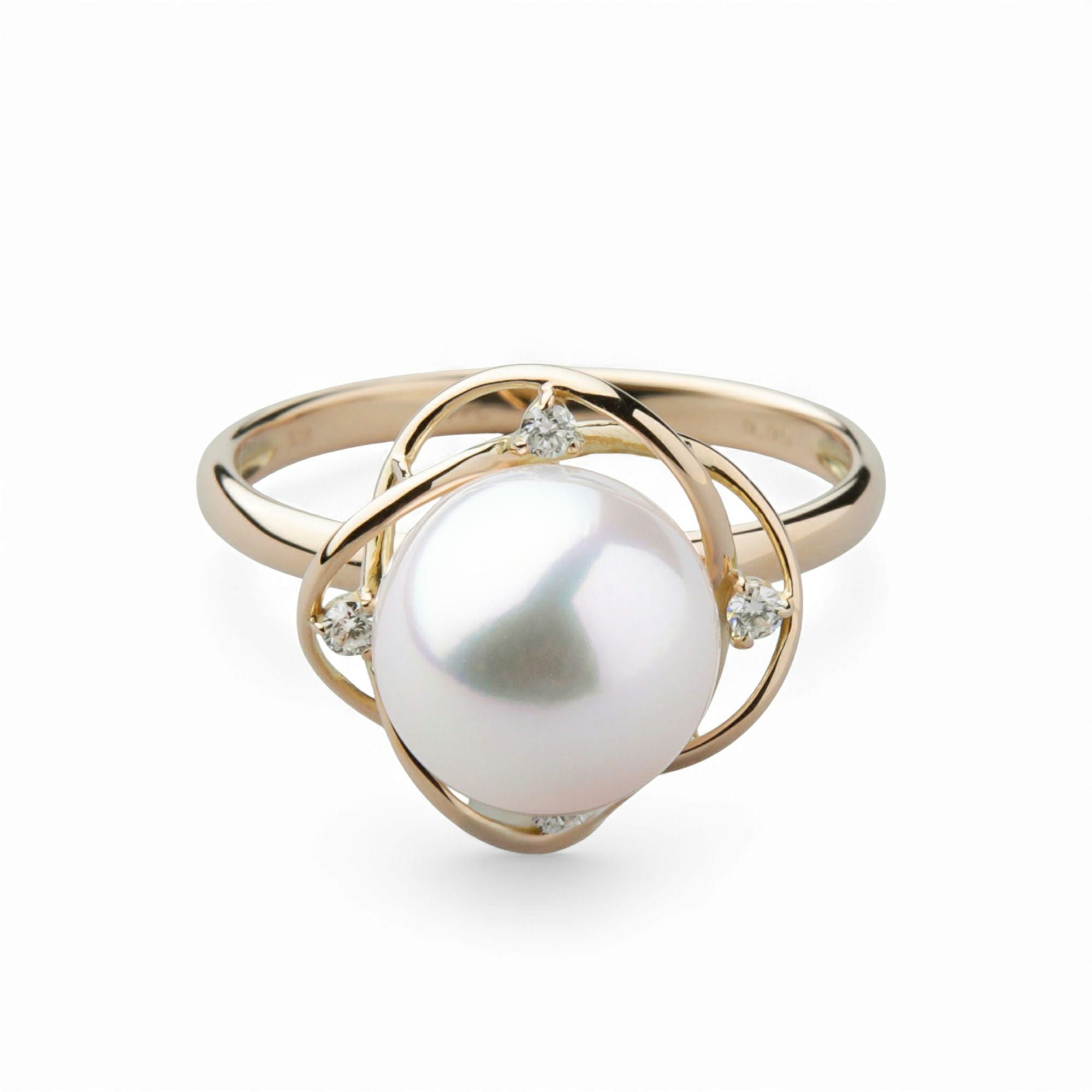 LUXE タヒチ黒蝶真珠 リング9mmUP PT900 | 南洋真珠リング