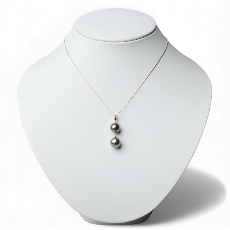 【WEB限定】タヒチ黒蝶真珠 ペンダントトップ 10mmUP K18YG