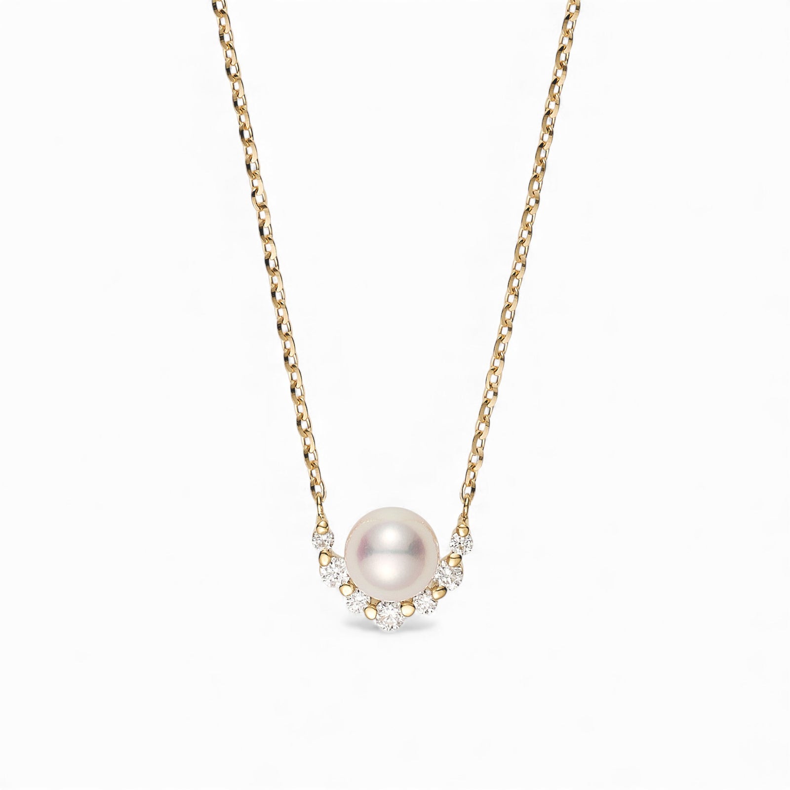 パールとりまき ペンダント K18YG [WSP]