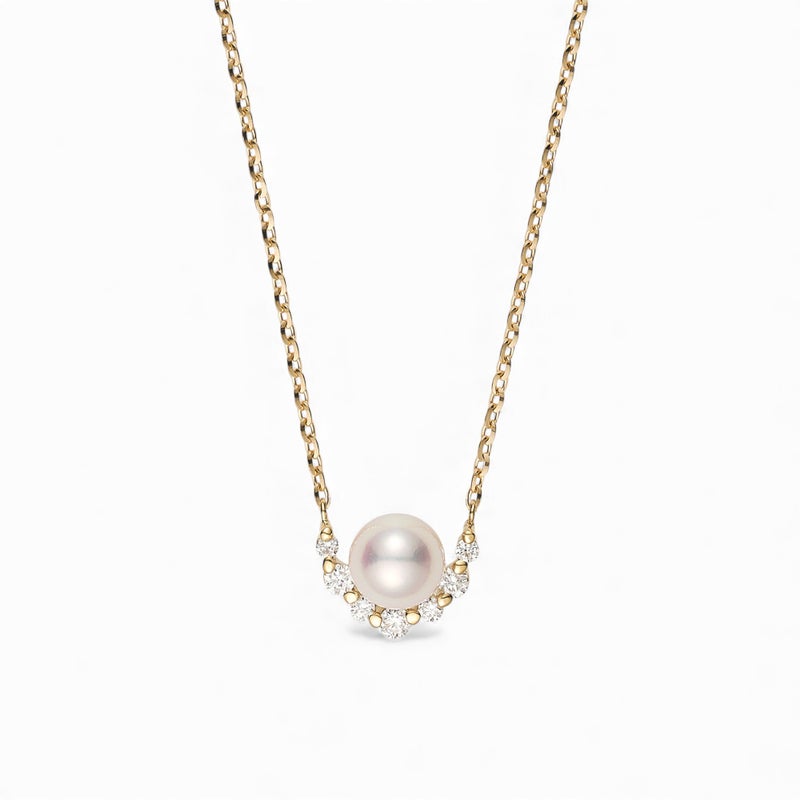 パールとりまき ペンダント K18YG [WSP]