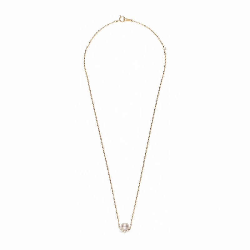 パールとりまき ペンダント K18YG [WSP]