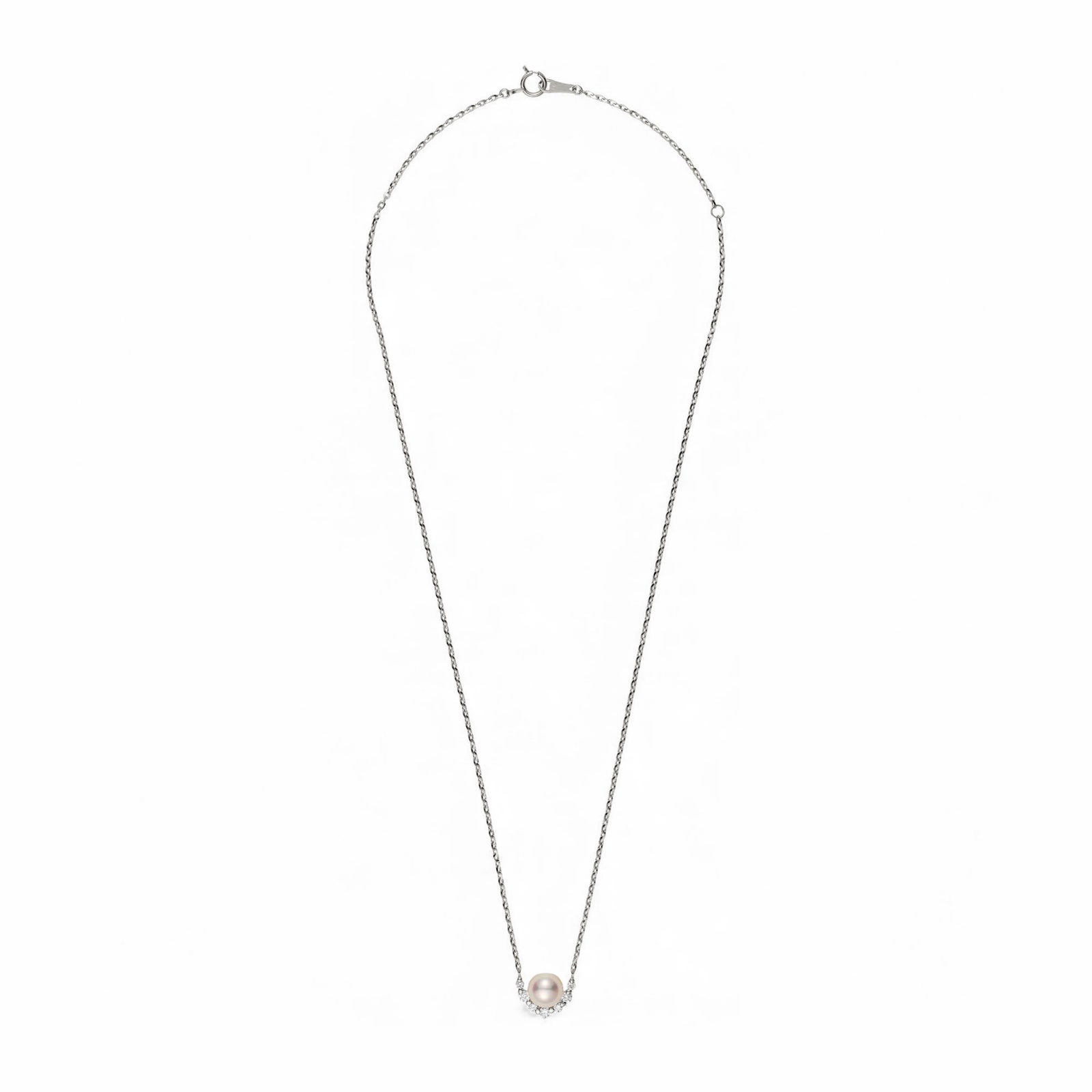 パールとりまき ペンダント PT900/850 [WSP]