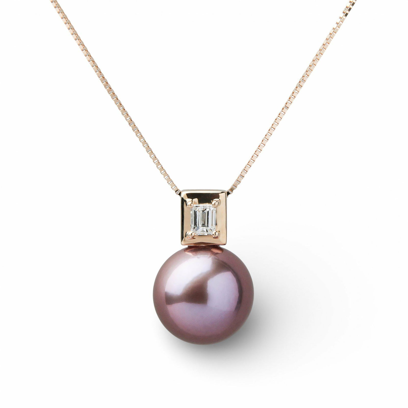 Mauvette 淡水真珠 ペンダント　11mmUP K18YG