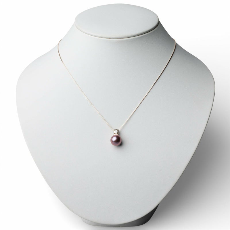 Mauvette 淡水真珠 ペンダント　11mmUP K18YG