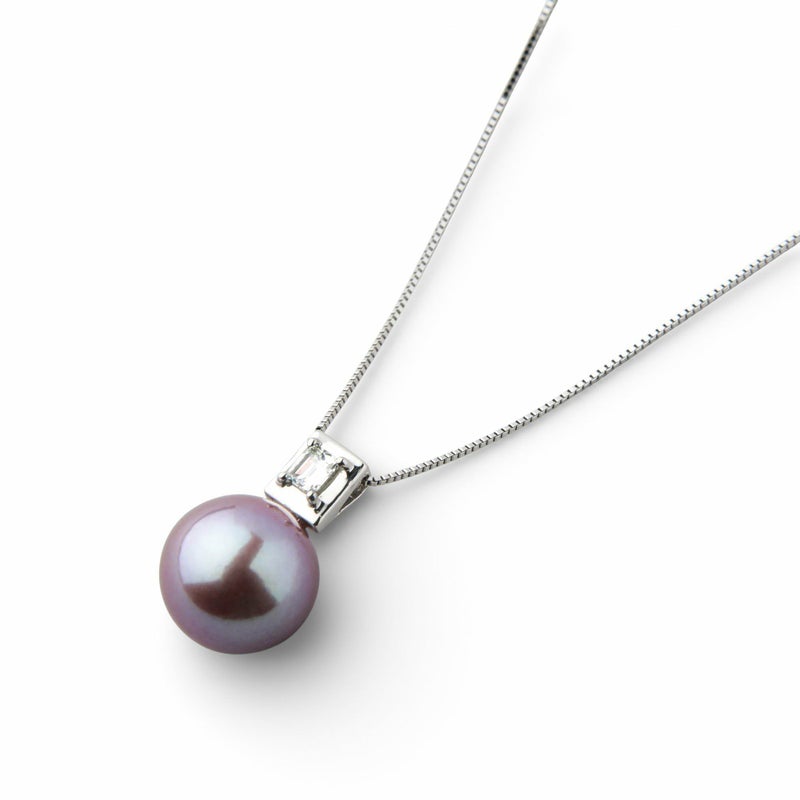 Mauvette 淡水真珠 ペンダント　11mmUP PT900/850