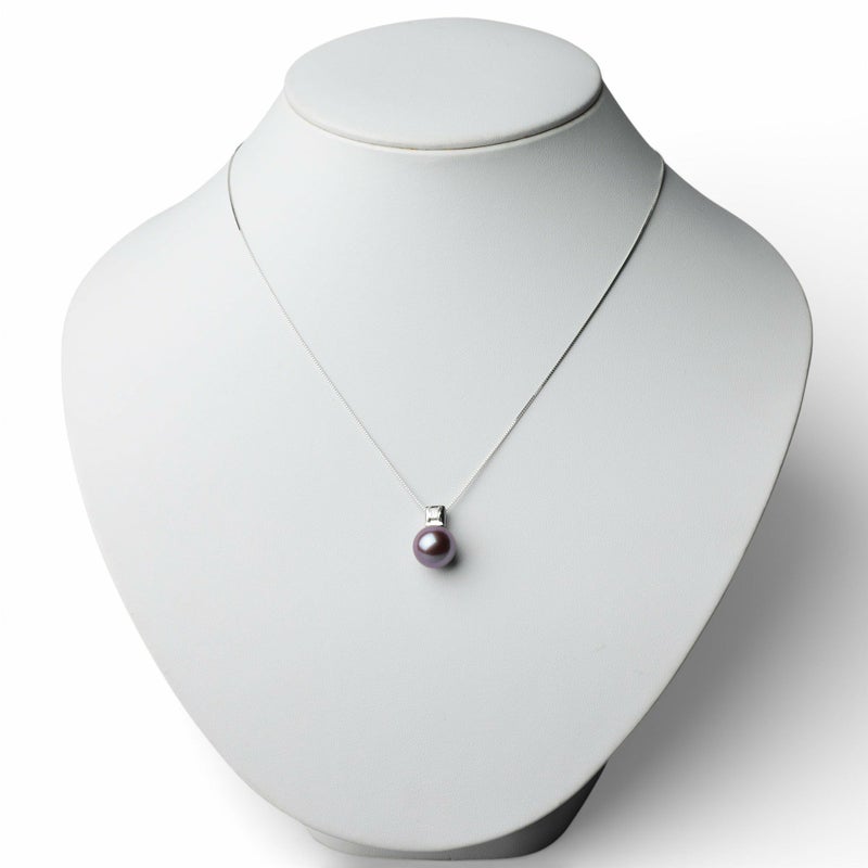 Mauvette 淡水真珠 ペンダント　11mmUP PT900/850