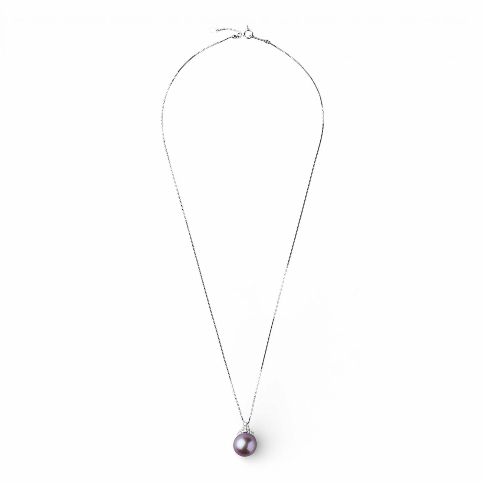 Mauvette 淡水真珠 ペンダント　11mmUP K18WG