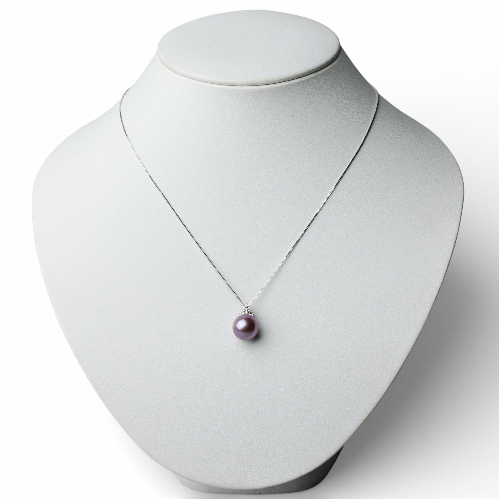 Mauvette 淡水真珠 ペンダント　11mmUP K18WG