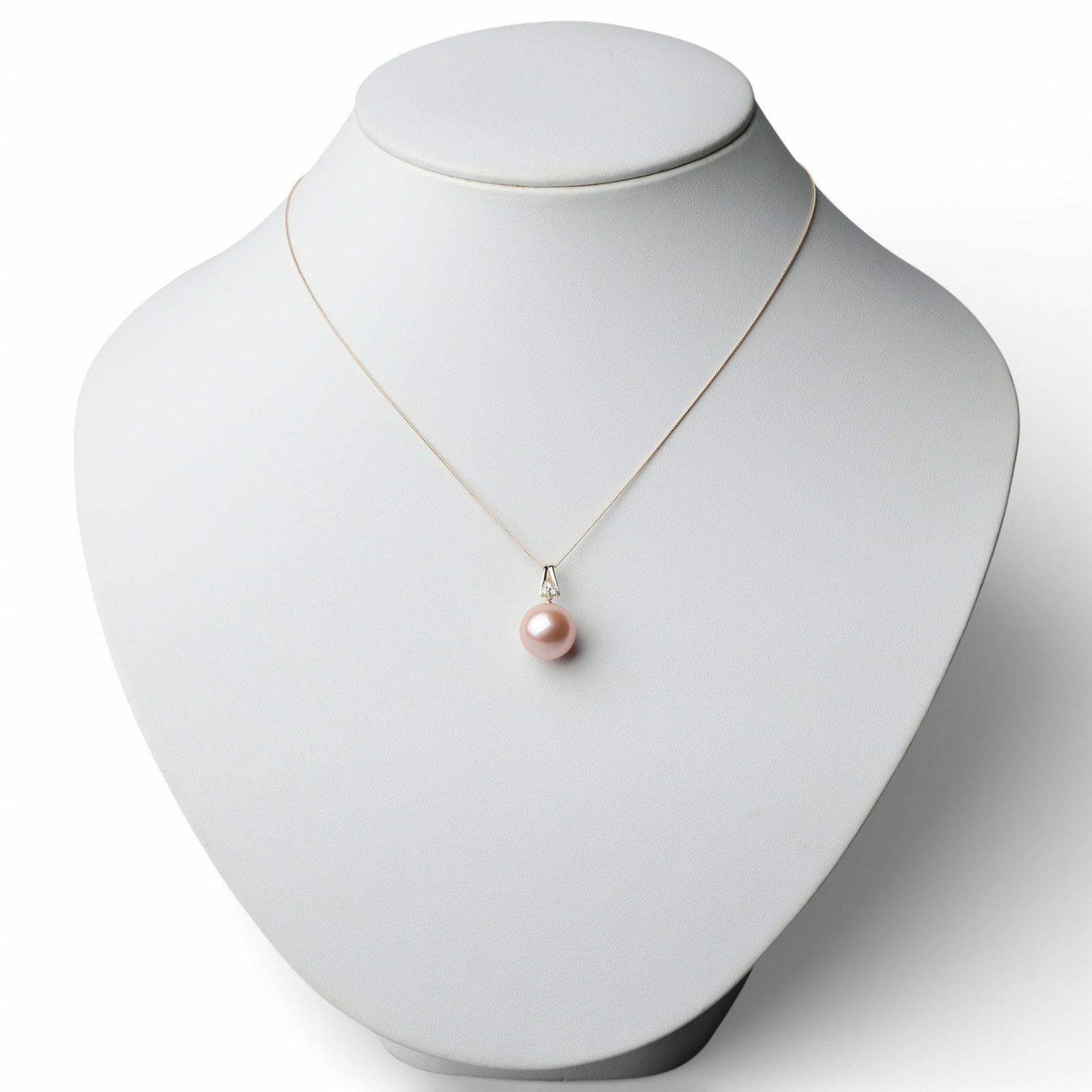 Mauvette 淡水真珠 ペンダントトップ　11mmUP K18YG オレンジ