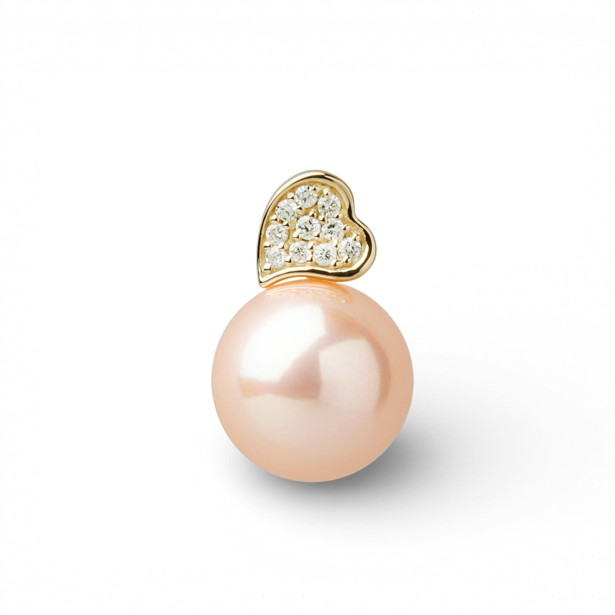 Mauvette 淡水真珠 ペンダントトップ 11mmUP K18YG オレンジ | 淡水