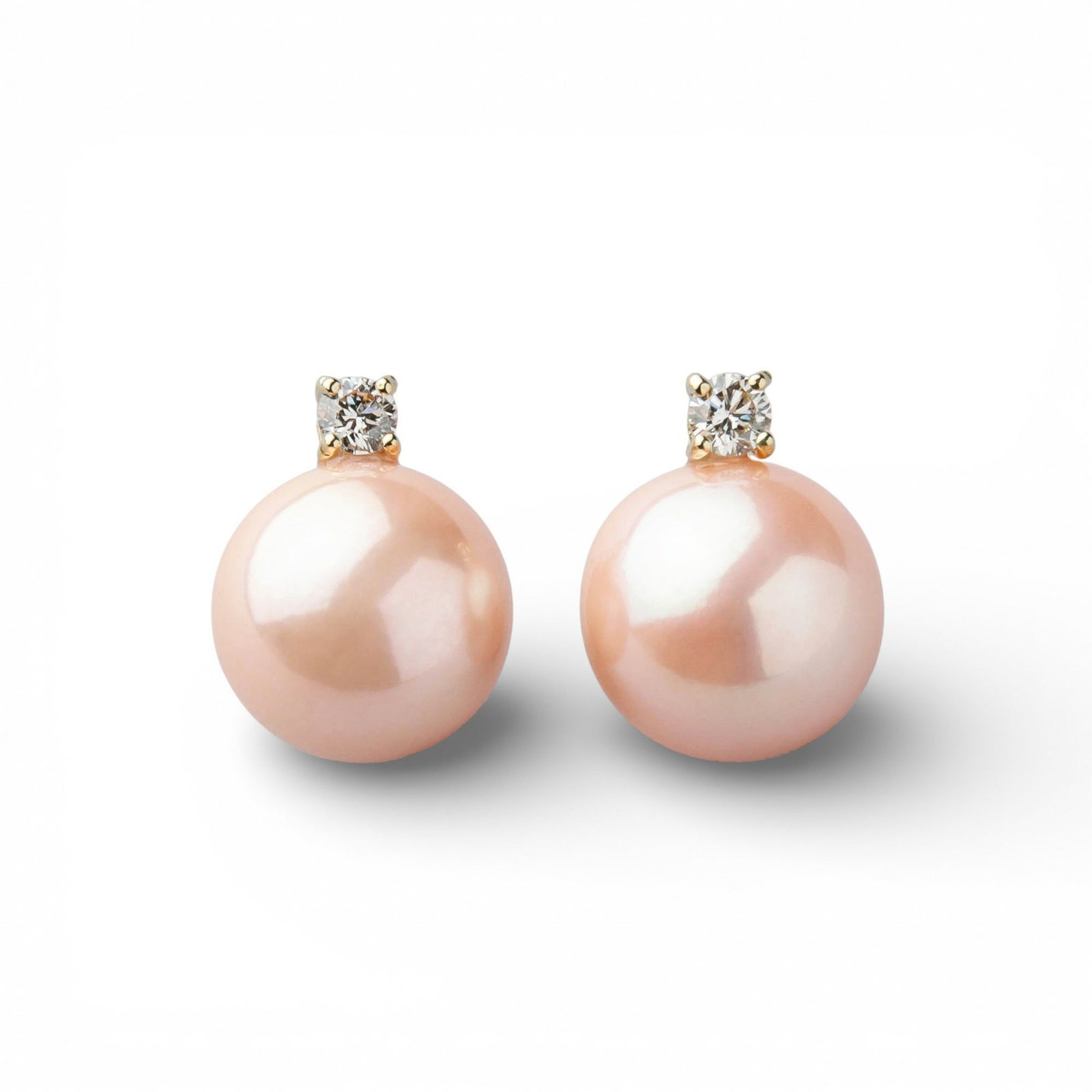 Mauvette 淡水真珠 ピアス　11mmUP K18YG