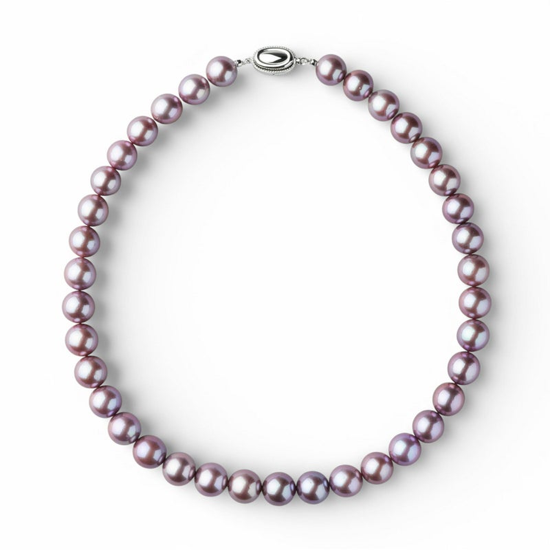 淡水真珠 ネックレス　11-11.9mm キングフィッシャー鑑別 -Mauvette-