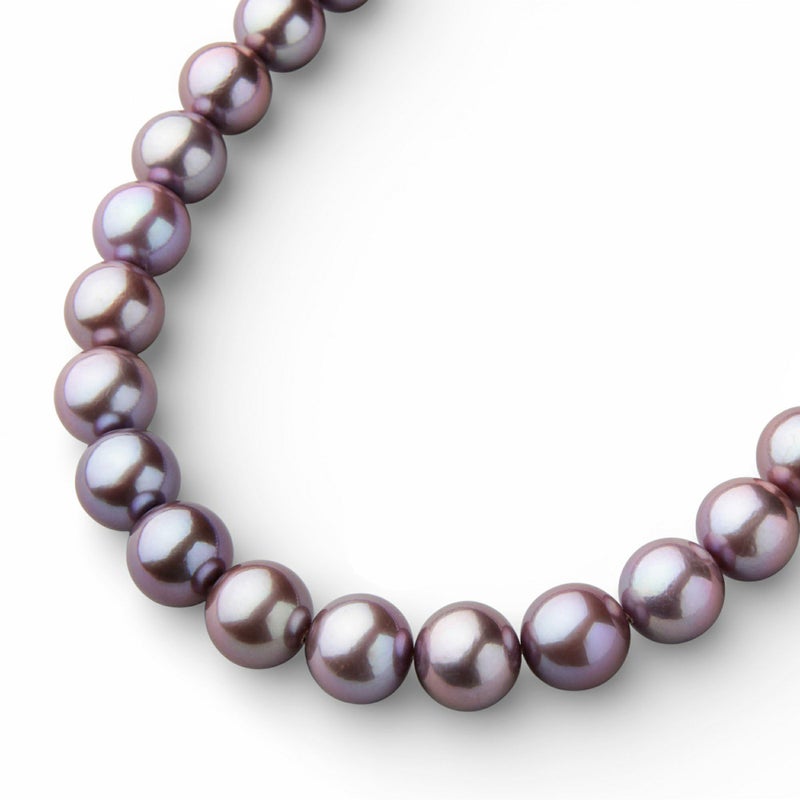 淡水真珠 ネックレス　11-11.9mm キングフィッシャー鑑別 -Mauvette-
