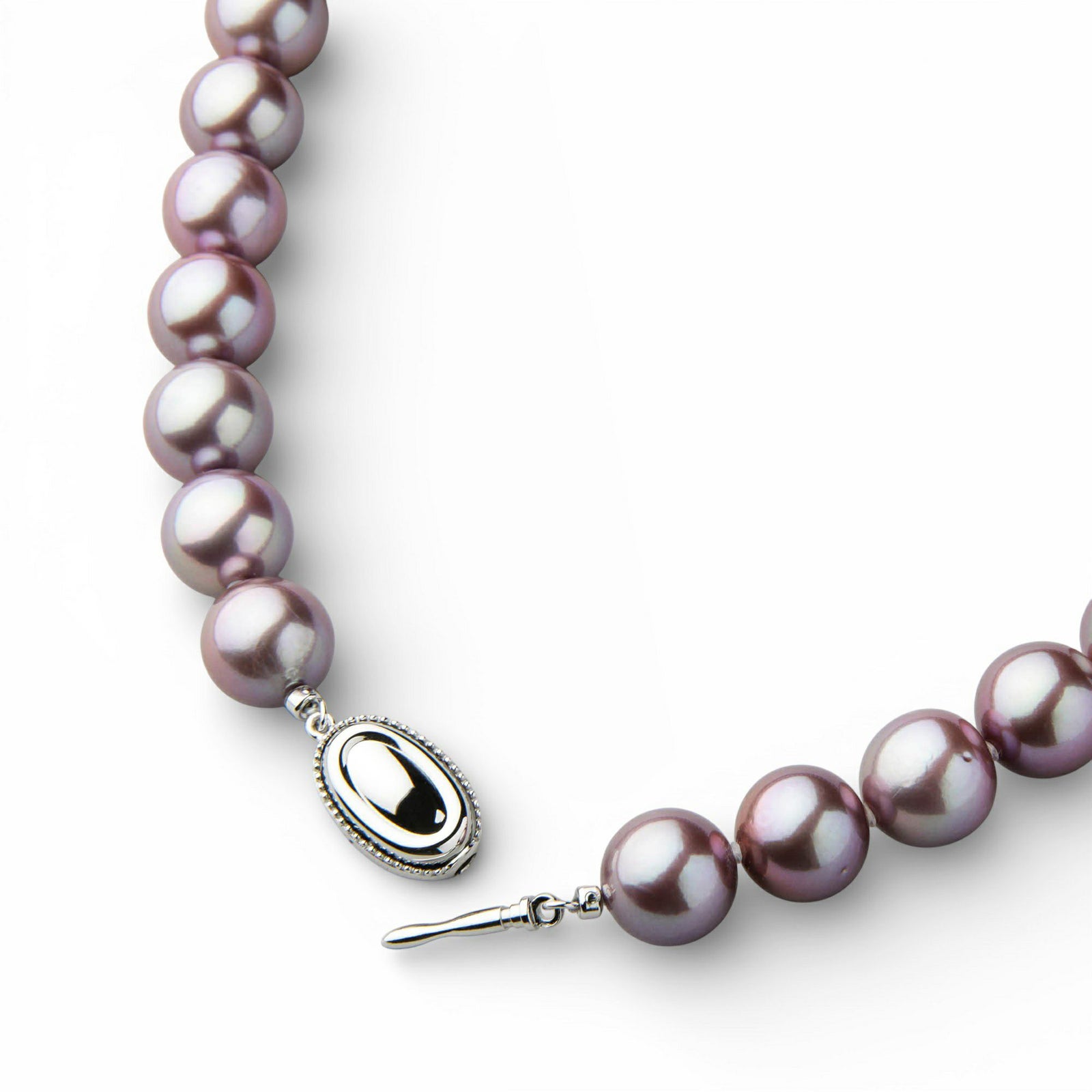 淡水真珠 ネックレス　11-11.9mm キングフィッシャー鑑別 -Mauvette-