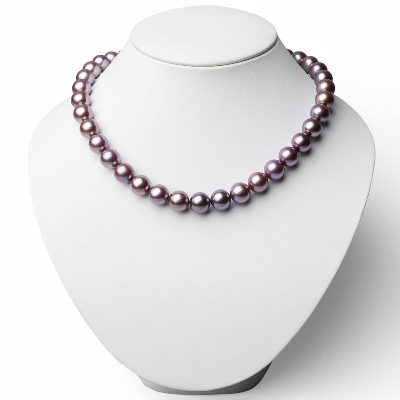 淡水真珠 ネックレス　11-11.9mm キングフィッシャー鑑別 -Mauvette-