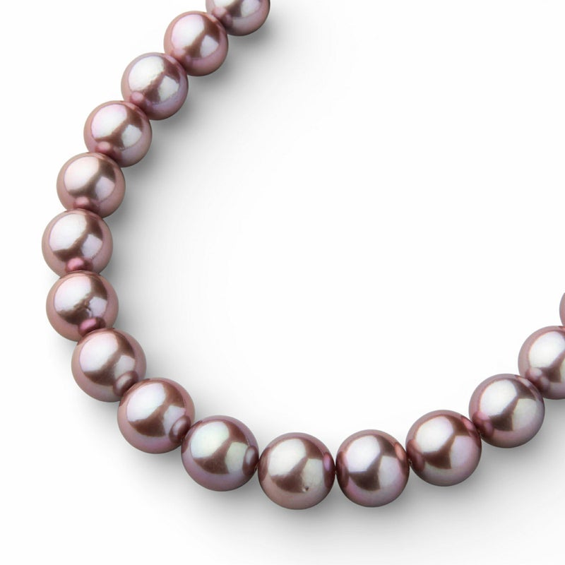 淡水真珠 ネックレス　11.0-12.0mm キングフィッシャー鑑別 -Mauvette-