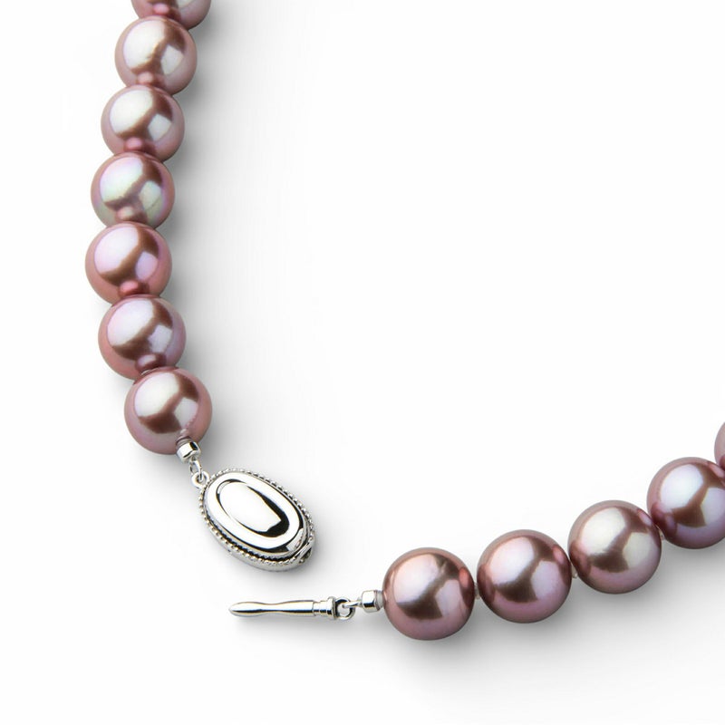 淡水真珠 ネックレス　11.0-12.0mm キングフィッシャー鑑別 -Mauvette-